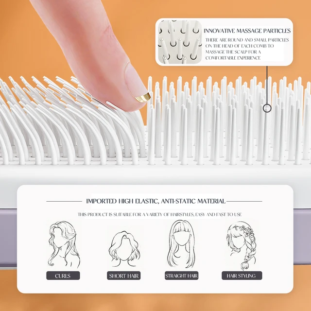 Premium Self-Cleaning Hairbrush